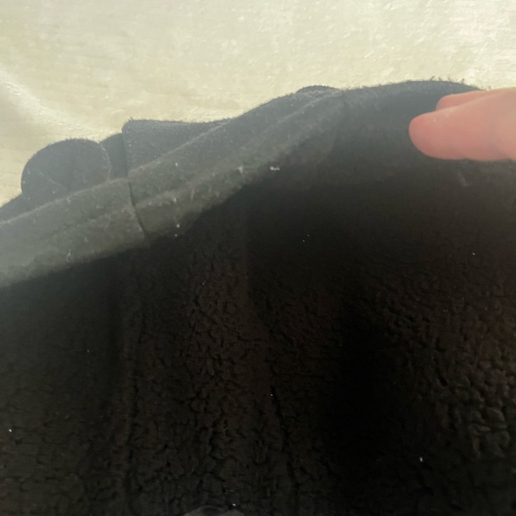 Old Navy Kids Black Pea Coat with Hood - Picture 4 of 5